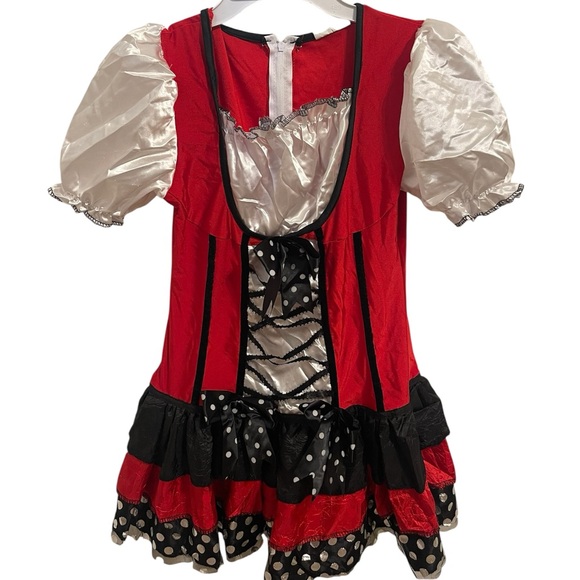 Red and White Halloween Costume Little Red Riding Hood - Picture 1 of 6